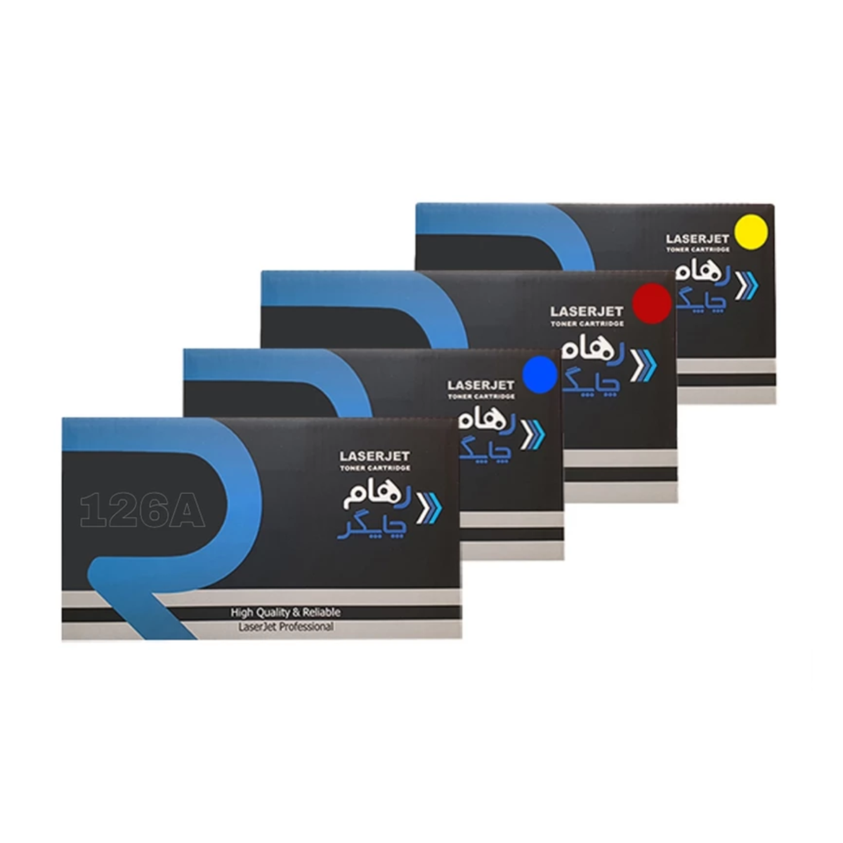 کارتریج رهام چاپگر طرح اچ پی 126A ست چهار رنگ
