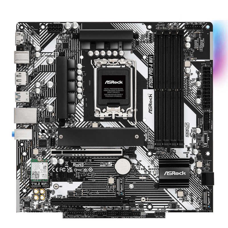 مادربرد ازراک مدل B760M Pro-A WiFi