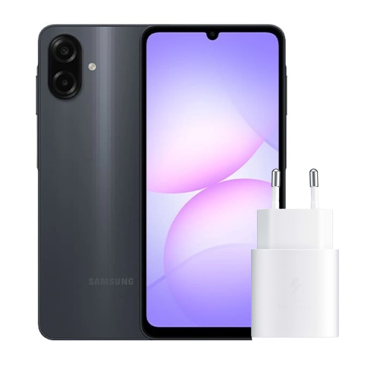 گوشی موبايل سامسونگ مدل Galaxy A07 4G ظرفیت 64 گیگابایت رم 4 گیگابایت به همراه شارژر داخل جعبه گوشی موبايل سامسونگ مدل Galaxy A07 4G ظرفیت 64 گیگابایت رم 4 گیگابایت به همراه شارژر داخل جعبه