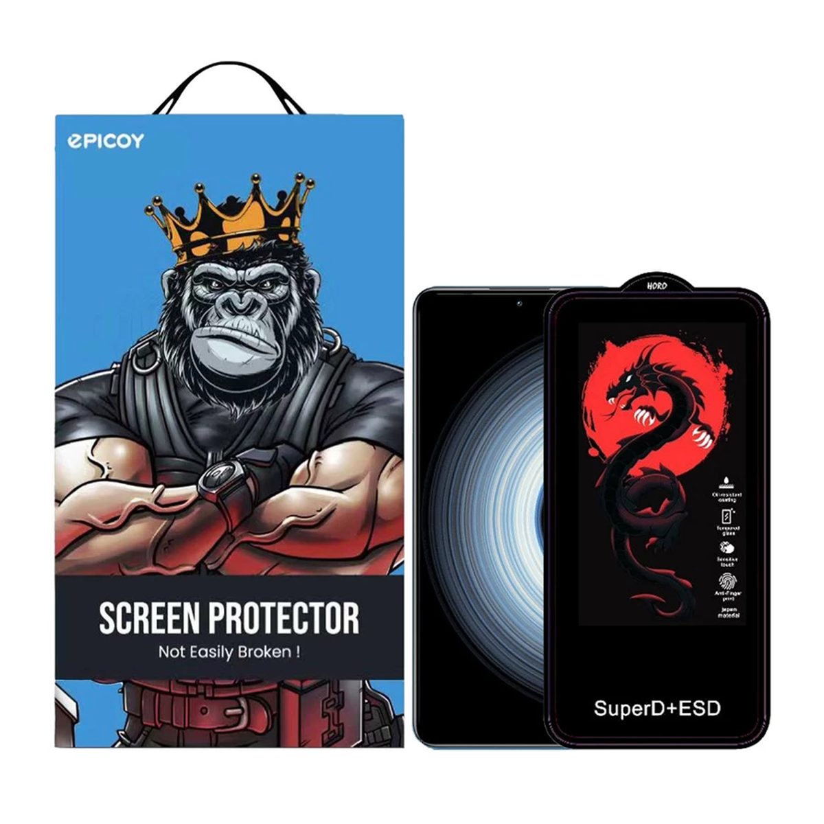گلس گوشی شیائومی Redmi K50 Ultra - K50 Pro اپیکوی مدل Dragon ESD