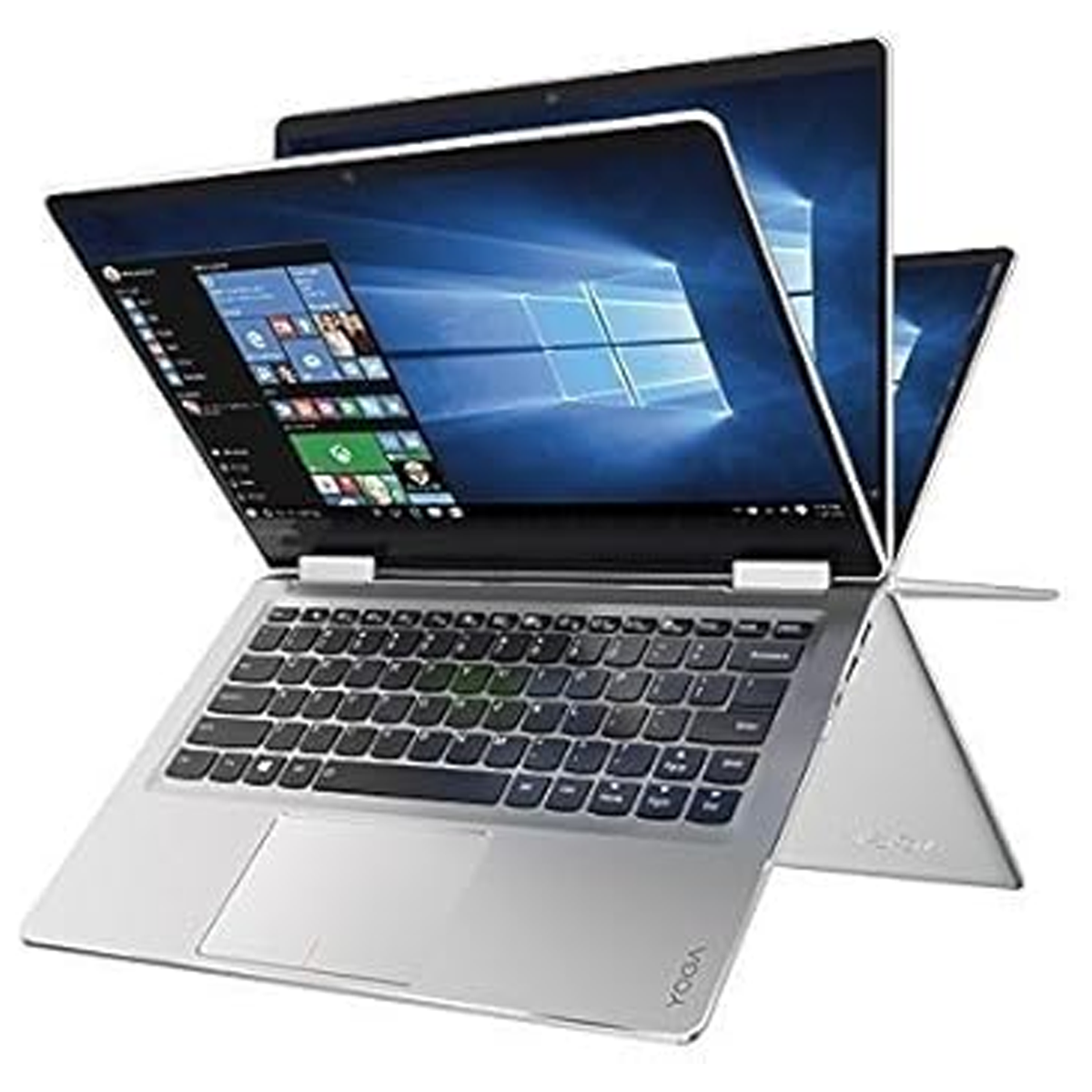 لپ تاپ استوک USED - لنوو 13 اینچی مدل YOGA 720 i5 8200U 8GB 256GB - نقره ای