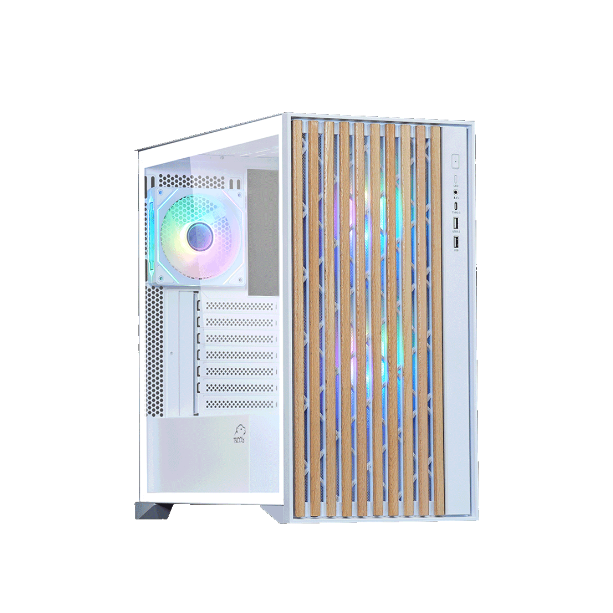 کیس کامپیوتر گیمینگ تسکو مدل GC4512 VANIR-سفید کیس کامپیوتر گیمینگ تسکو مدل GC4512 VANIR-سفید