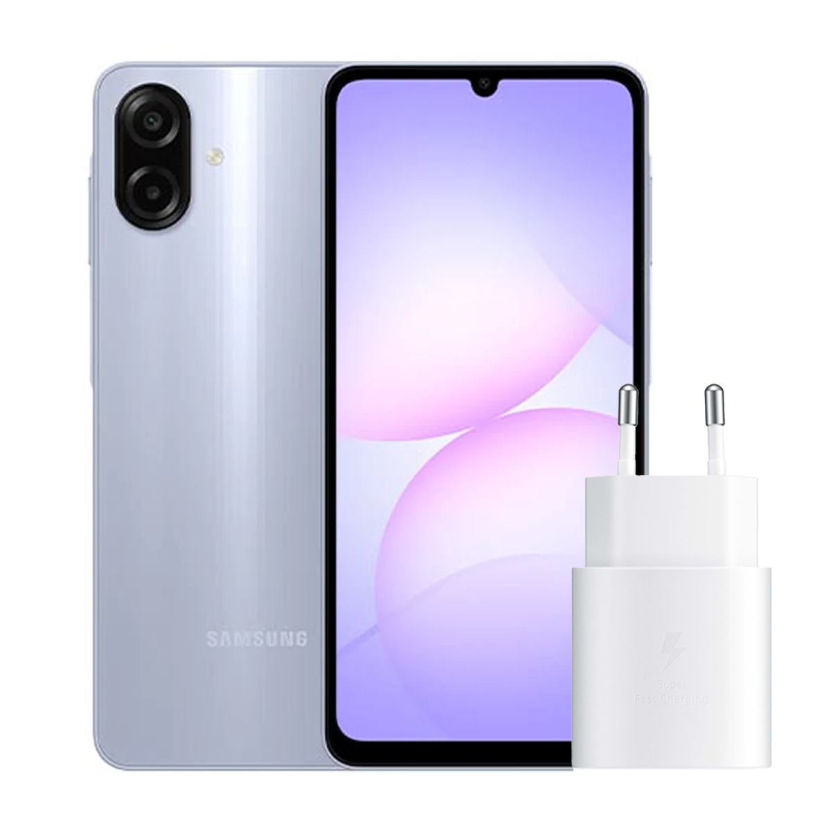 گوشی موبايل سامسونگ مدل Galaxy A07 4G ظرفیت 128 گیگابایت رم 4 گیگابایت همراه با شارژر داخل جعبه
