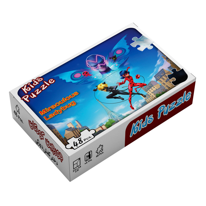 پازل 48 تکه مدل دختر کفش دوزکی پازل 48 تکه مدل دختر کفش دوزکی