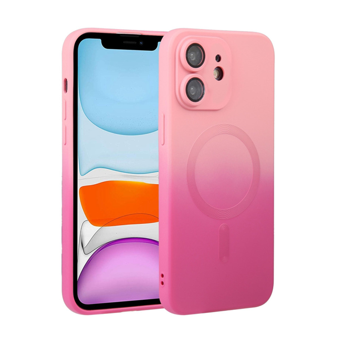 کاور گوشی اپل iPhone 11 اپیکوی مدل Q Series-سرخابی کاور گوشی اپل iPhone 11 اپیکوی مدل Q Series-سرخابی