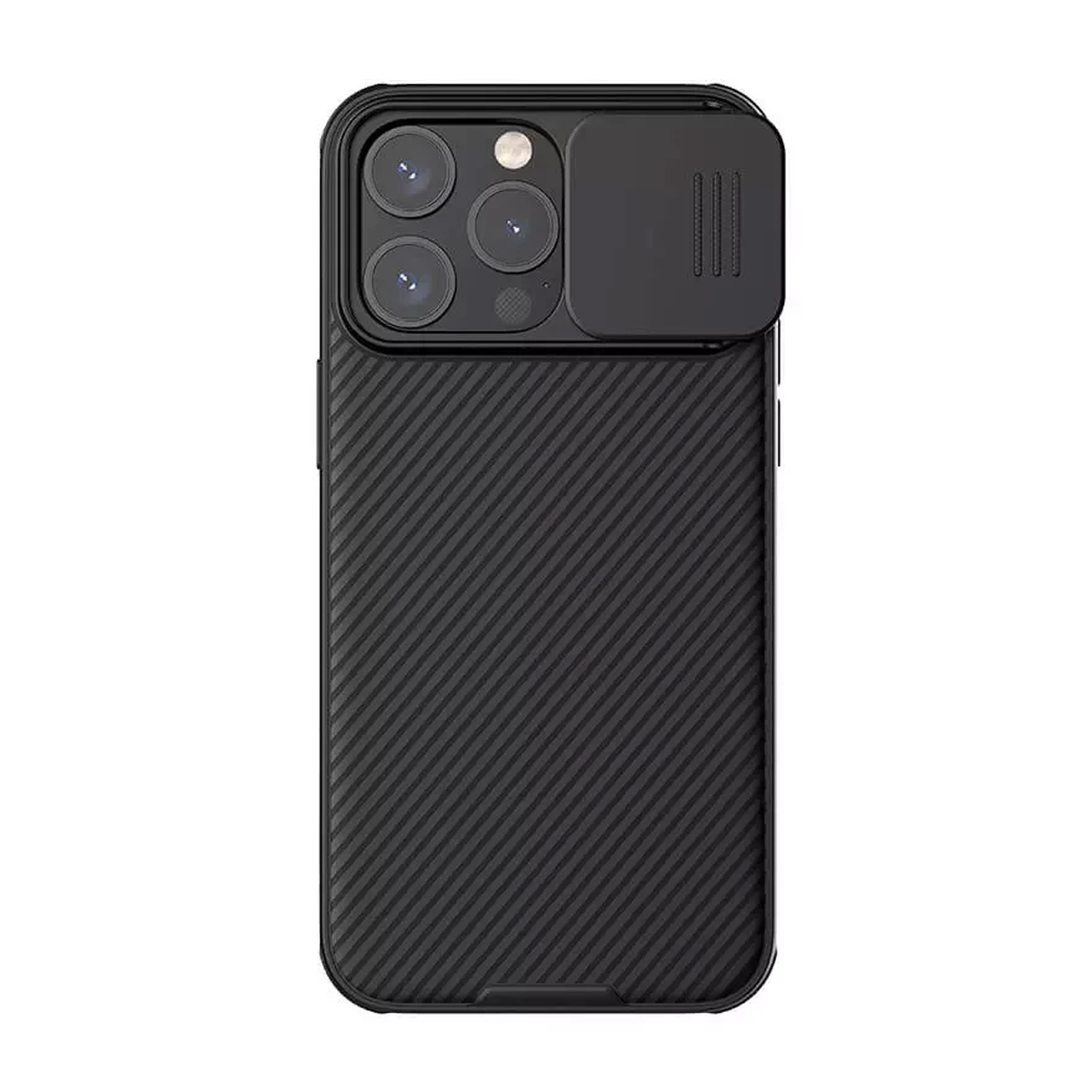 کاور گوشی اپل iPhone 15 Pro نیلکین مدل CamShield Pro-مشکی کاور گوشی اپل iPhone 15 Pro نیلکین مدل CamShield Pro-مشکی