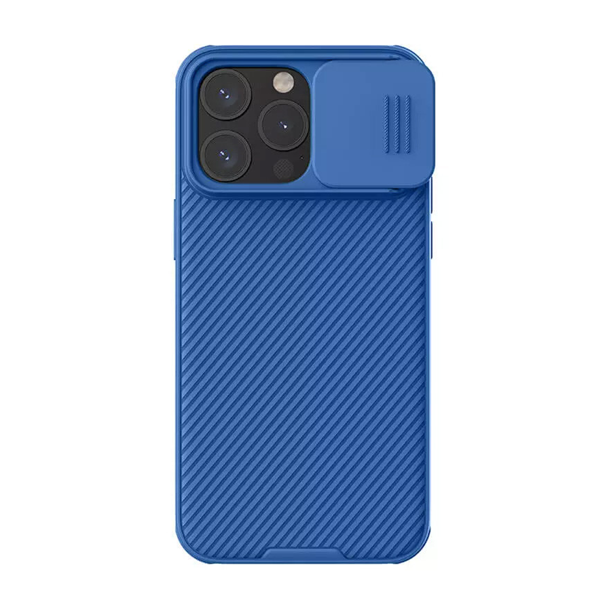کاور گوشی اپل iPhone 15 Pro نیلکین مدل CamShield Pro-آبی کاور گوشی اپل iPhone 15 Pro نیلکین مدل CamShield Pro-آبی