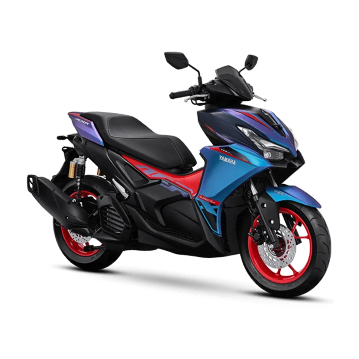 موتور سیکلت یاماها مدل آيروکس آلفا نسخه CYBERCITY حجم 155 سی سی کیلس سال 1404-قرمز آبی