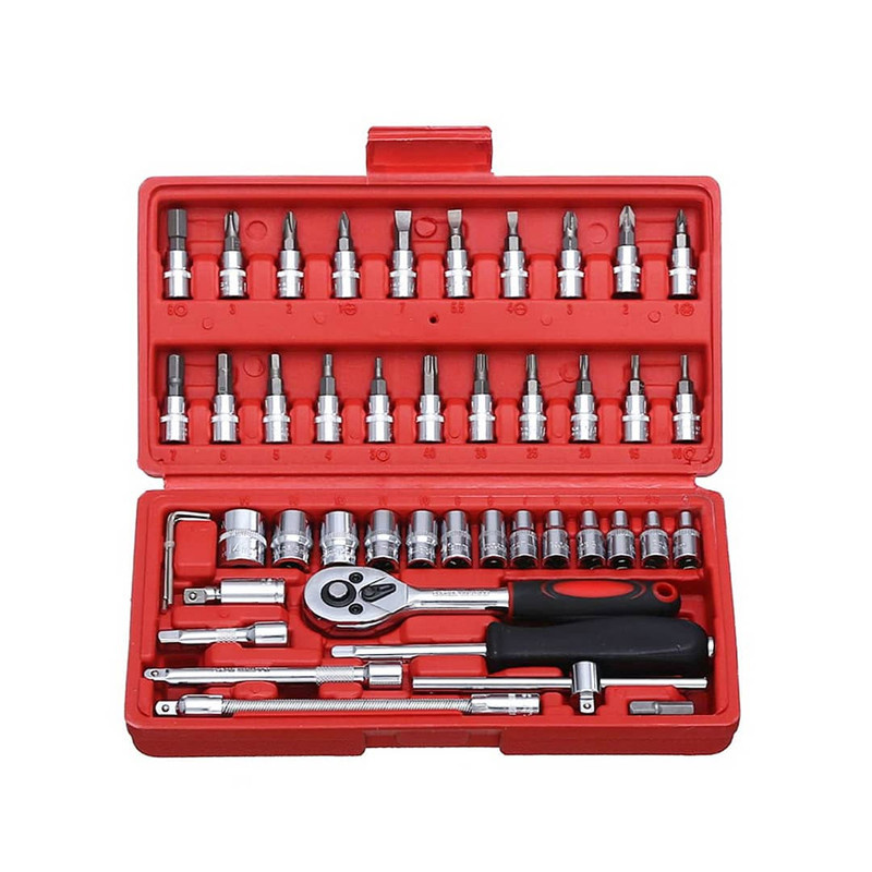 آچار بکس مدل Bo46 مجموعه 46 عددی آچار بکس مدل Bo46 مجموعه 46 عددی