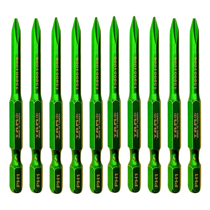 سری پیچ گوشتی چهارسو تام مدل بیت خور کد AJ-PH1*150MM سایز 150 میلی متر مجموعه 10 عددی سری پیچ گوشتی چهارسو تام مدل بیت خور کد AJ-PH1*150MM سایز 150 میلی متر مجموعه 10 عددی