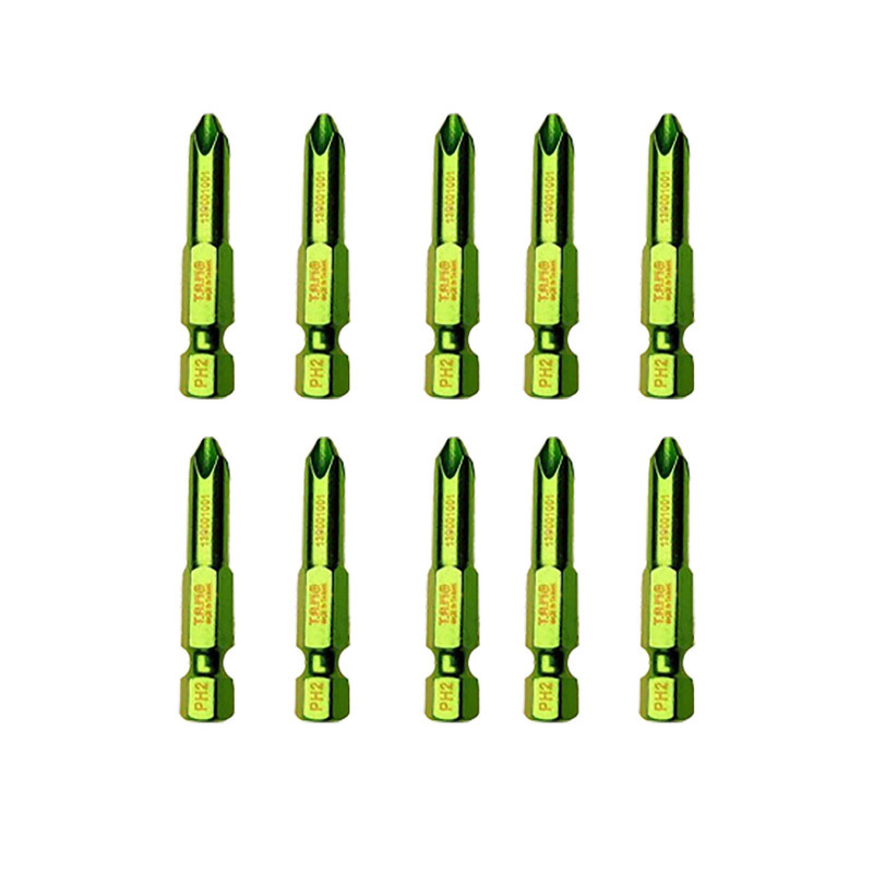 سری پیچ گوشتی چهارسو تام مدل بیت خور کد AJ-PH2*50MM مجموعه 10 عددی سری پیچ گوشتی چهارسو تام مدل بیت خور کد AJ-PH2*50MM مجموعه 10 عددی