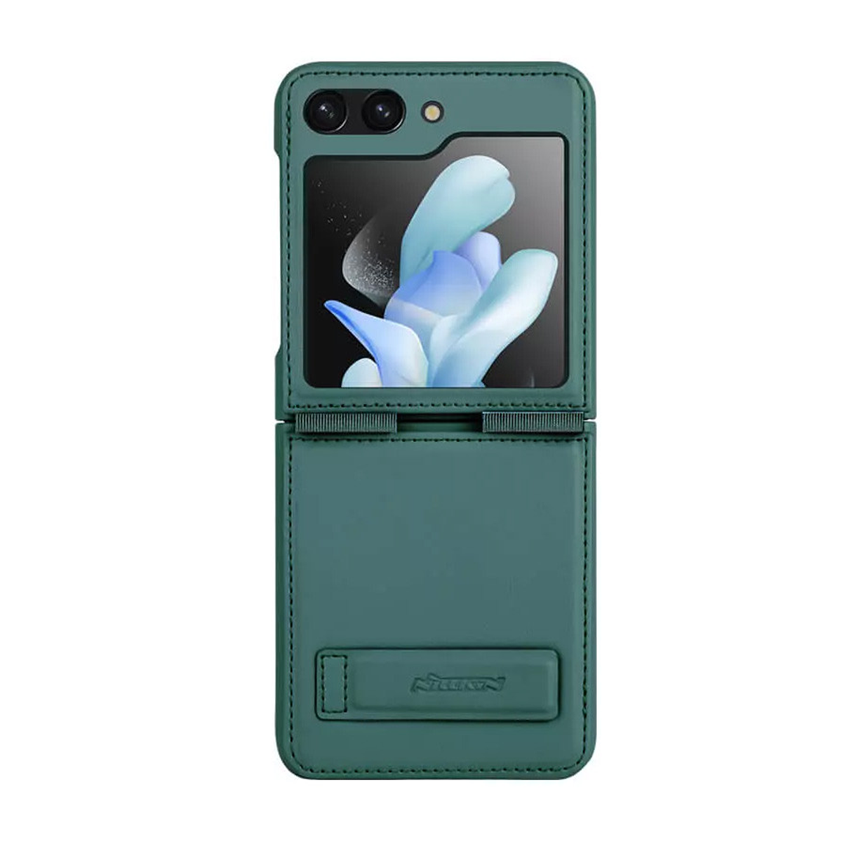 قاب گوشی سامسونگ Galaxy Z Flip5 نیلکین مدل Qin Vegan Leather Case