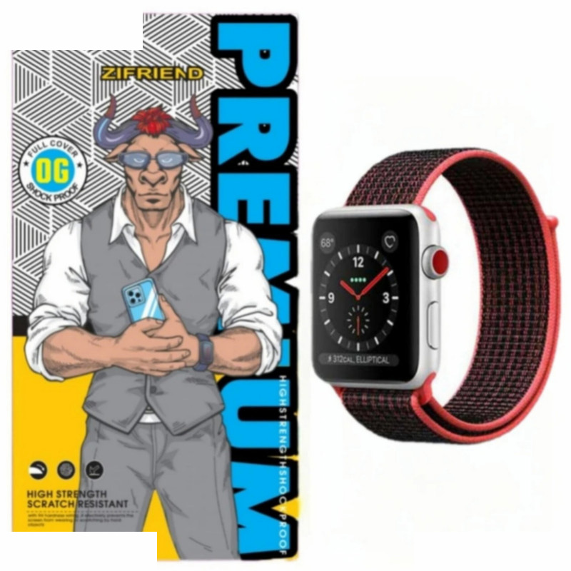 بند زیفرند مدل Naylon Loop مناسب برای اپل واچ سری11 سایز 46 mm بند زیفرند مدل Naylon Loop مناسب برای اپل واچ سری11 سایز 46 mm