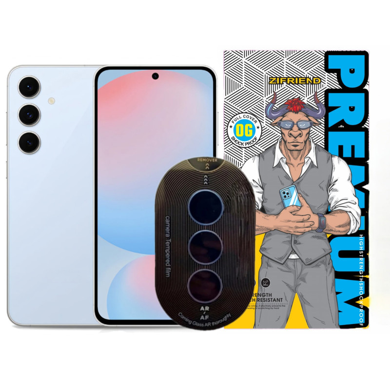 محافظ لنز دوربین شیشه ای زیفرند مدل titanium مناسب برای گوشی موبایل سامسونگ Galaxy S24 FE محافظ لنز دوربین شیشه ای زیفرند مدل titanium مناسب برای گوشی موبایل سامسونگ Galaxy S24 FE