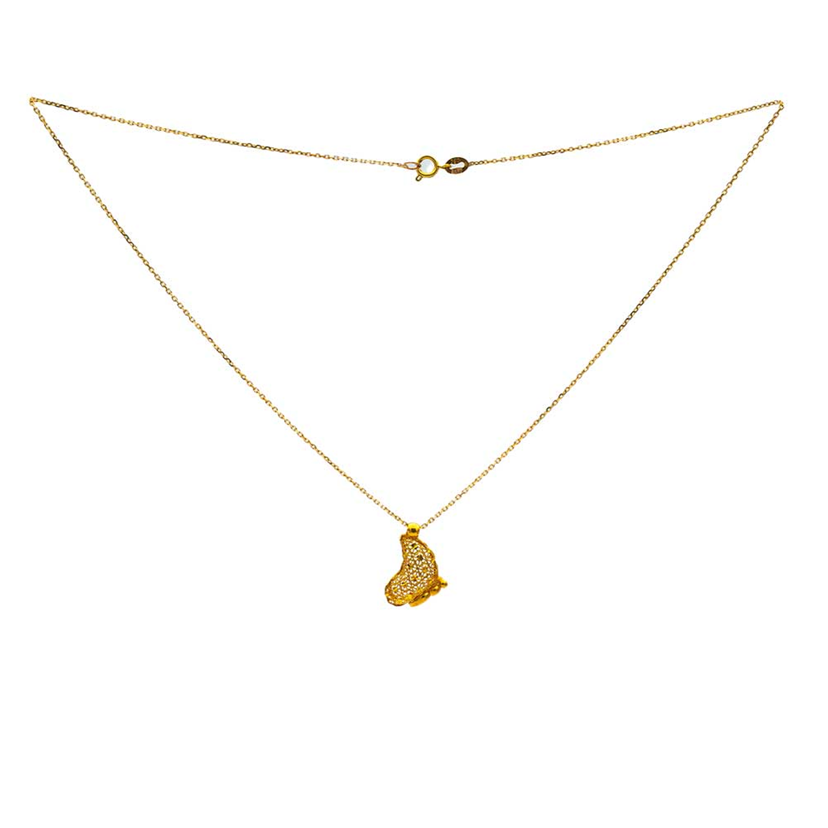 گردنبند طلا 18 عیار زنانه گالری طلا عرفان مدل ایشا کد 3572-2.19 گردنبند طلا 18 عیار زنانه گالری طلا عرفان مدل ایشا کد 3572-2.19