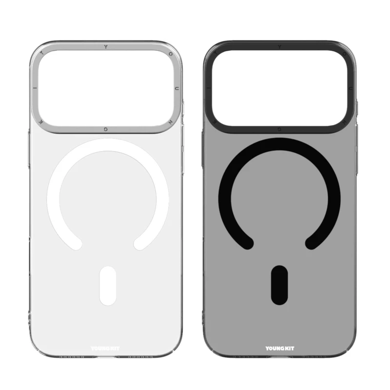 کاور گوشی اپل Apple iphone 17 Promax یانگ کیت مدل Crystal shield -سفید