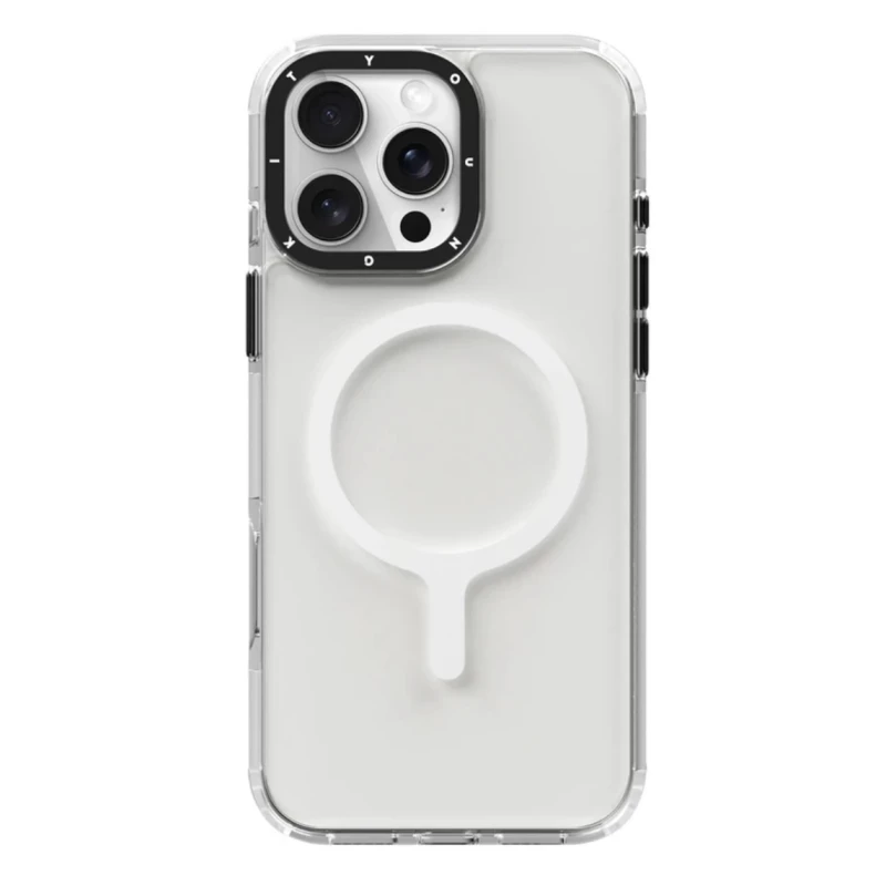 کاور گوشی اپل iphone 16promax یانگ کیت مدل crystal colors -بی رنگ