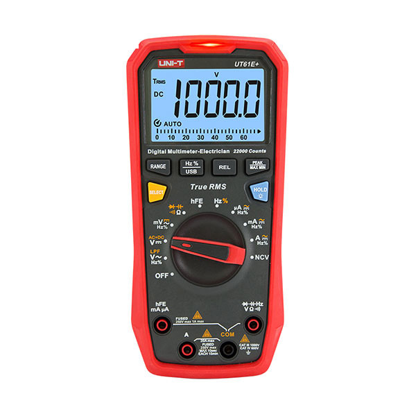 مولتی متر دیجیتال یونیتی مدل +UT61E مولتی متر دیجیتال یونیتی مدل +UT61E
