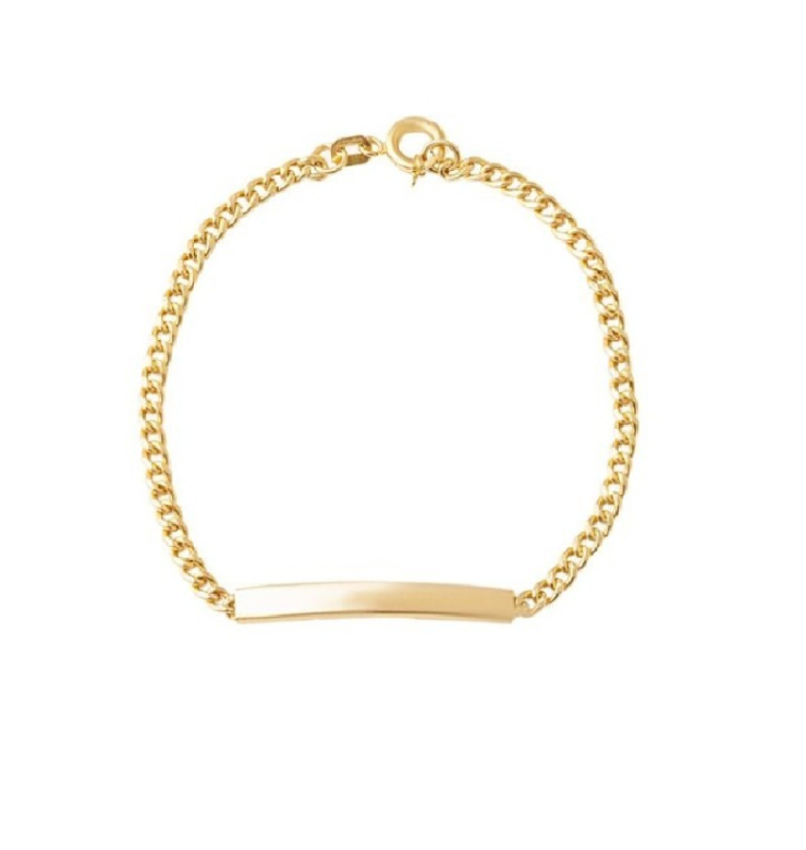 دستبند طلا 18عیار اپال گلد مدل کارتیر نوزادی دستبند طلا 18عیار اپال گلد مدل کارتیر نوزادی