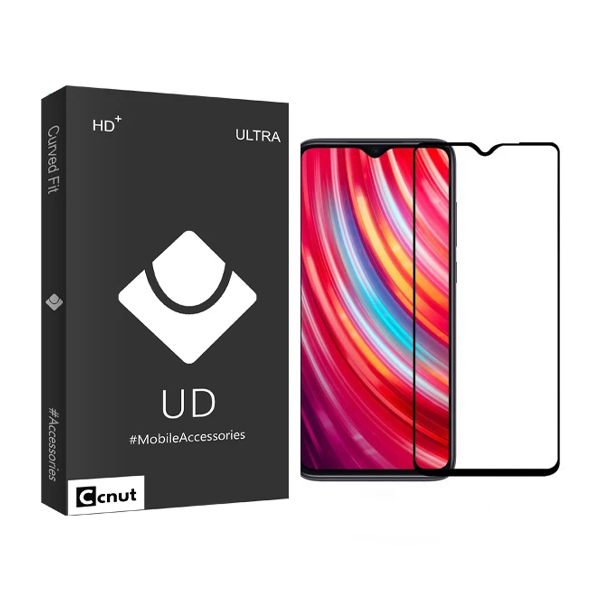 محافظ صفحه نمایش سرامیکی گوشی شیائومی Redmi Note 8 کوکونات مدل UD Black 