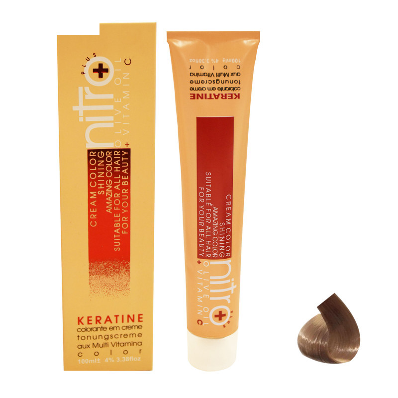 رنگ مو نیترو سری Keratine شماره 10.2 حجم 100 میلی لیتر رنگ بلوند دودی نقره ای رنگ مو نیترو سری Keratine شماره 10.2 حجم 100 میلی لیتر رنگ بلوند دودی نقره ای