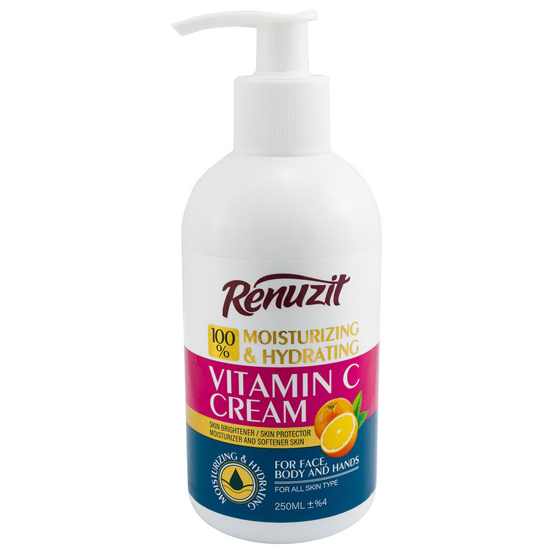 کرم مرطوب کننده رینوزیت مدل VITAMIN C حجم 250 میلی لیتر