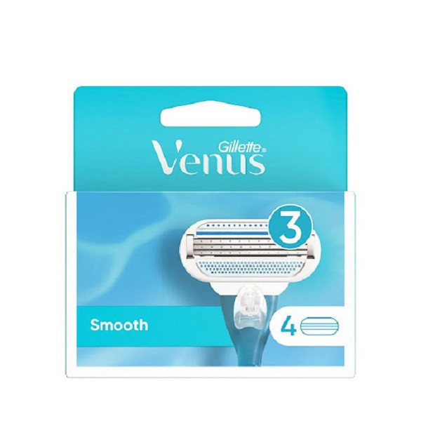 تیغ یدک ژیلت مدل Venus Smooth بسته 4 عددی تیغ یدک ژیلت مدل Venus Smooth بسته 4 عددی
