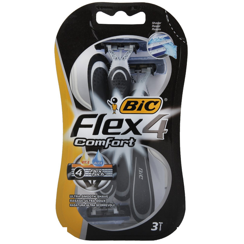 خود تراش بیک مدل Flex 4 Comfort بسته 3 عددی خود تراش بیک مدل Flex 4 Comfort بسته 3 عددی