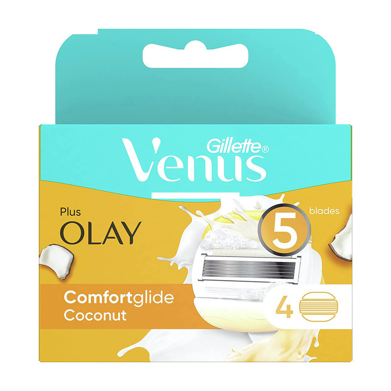 تیغ یدک ژیلت مدل venus Olay Comfortglide بسته 4 عددی تیغ یدک ژیلت مدل venus Olay Comfortglide بسته 4 عددی