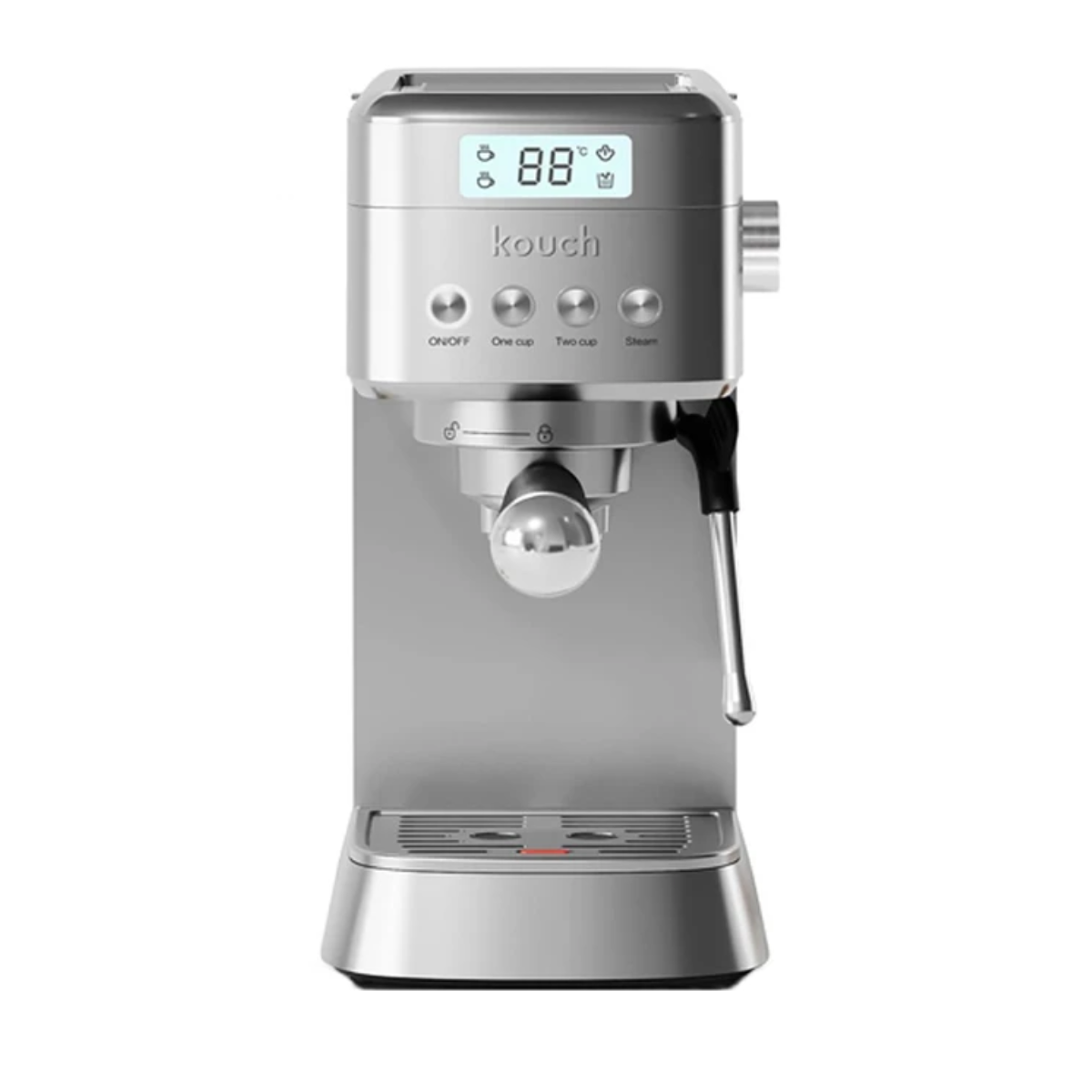 اسپرسو ساز 1200 میلی‌ لیتر کوخ مدل KES-نقره ای