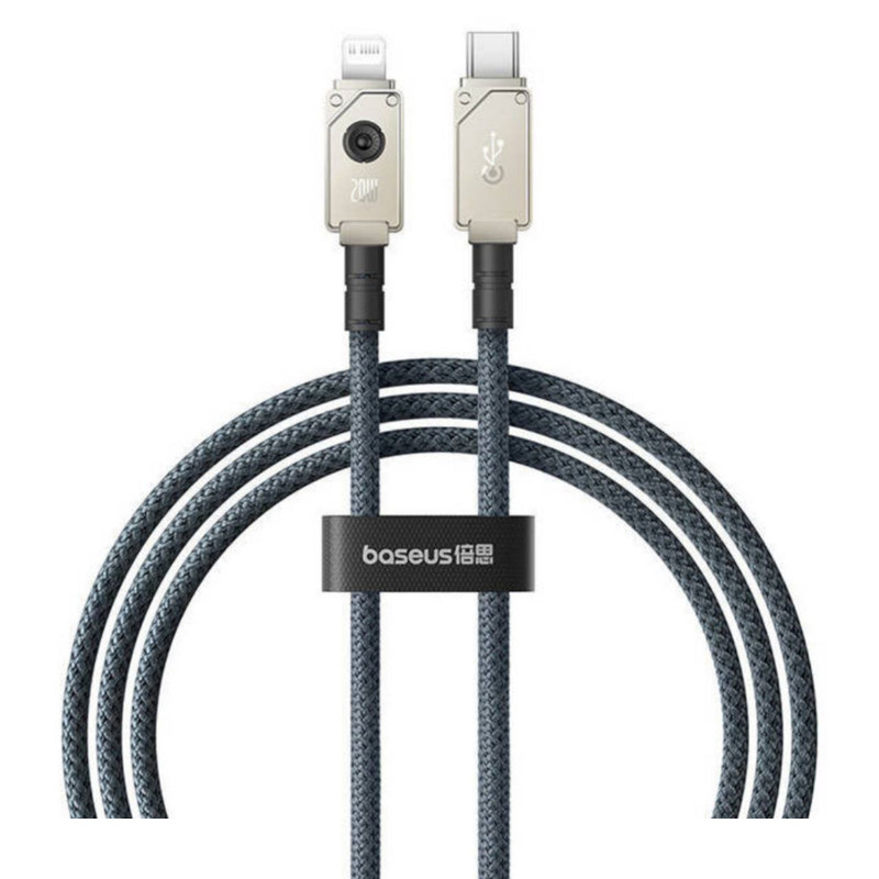 کابل تبدیل USB-C به لایتنینگ بیسوس مدل Aramid Fiber Braiding 20W طول 1 متر کابل تبدیل USB-C به لایتنینگ بیسوس مدل Aramid Fiber Braiding 20W طول 1 متر