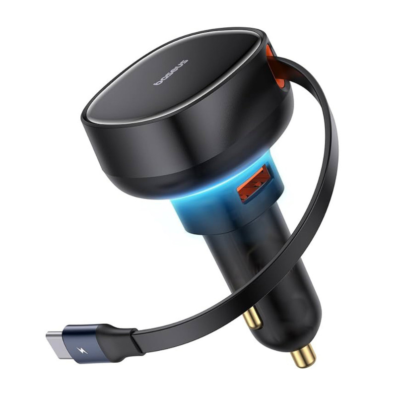 شارژر فندکی 60 وات بیسوس مدل  CCTXP-UC