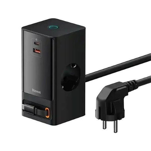 شارژر رومیزی 65 وات بیسوس مدل 65W PowerCombo Tower شارژر رومیزی 65 وات بیسوس مدل 65W PowerCombo Tower