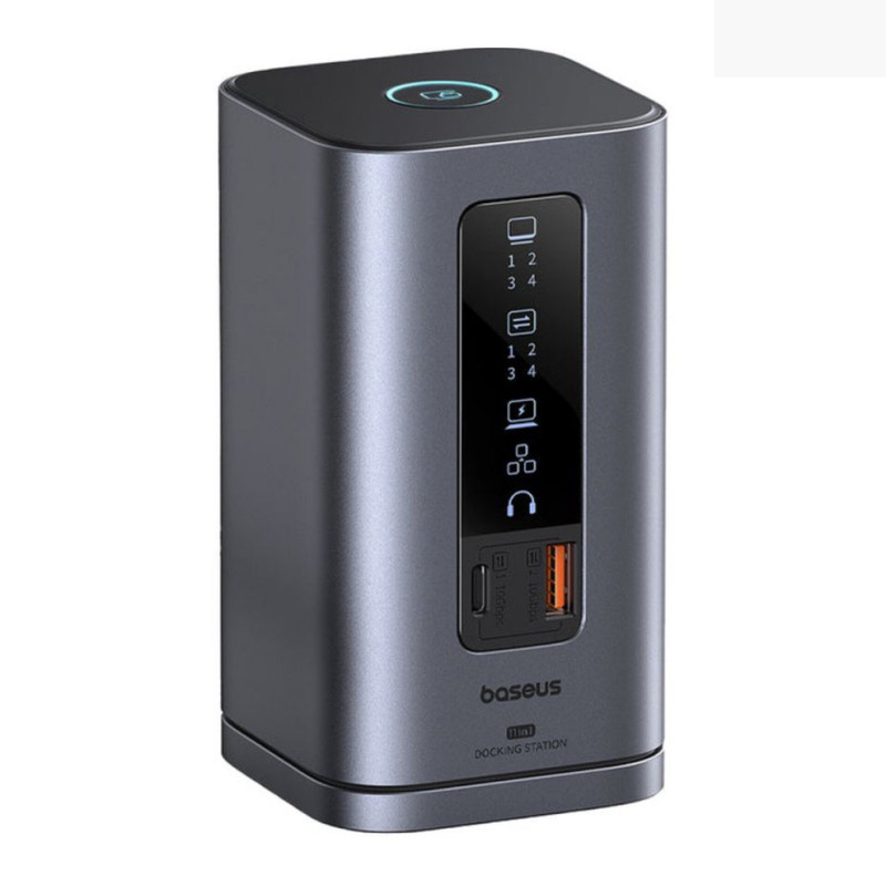 هاب 11 پورت USB-C بیسوس مدل BS-OH137 Spacemate Series هاب 11 پورت USB-C بیسوس مدل BS-OH137 Spacemate Series