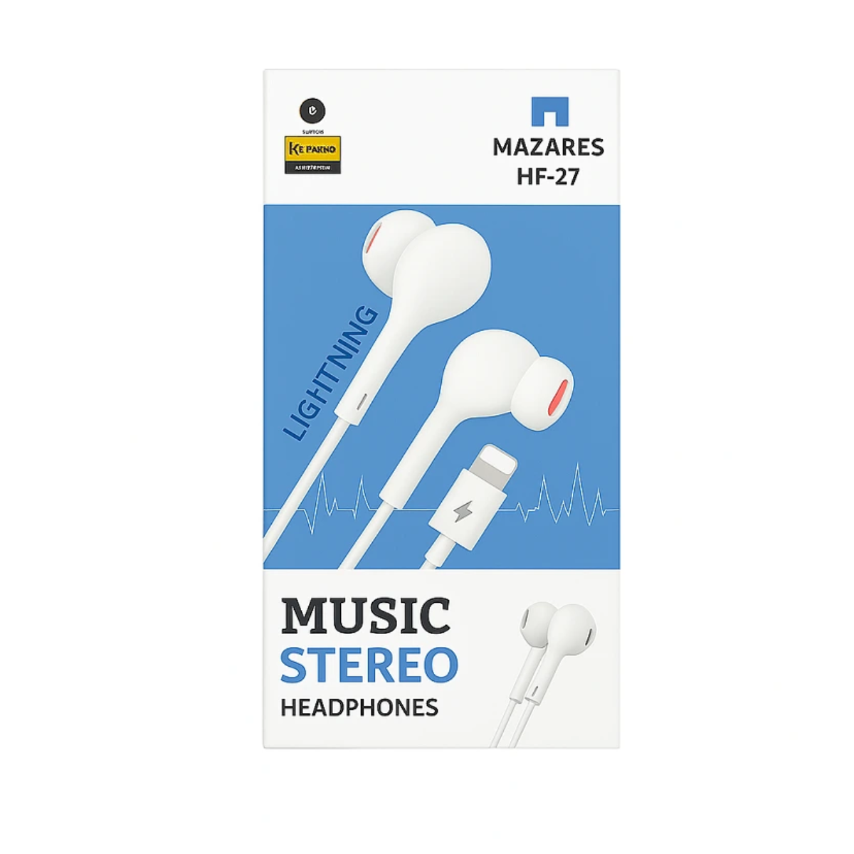 هندزفری سیمی مازارس مدل HF-27-سفید