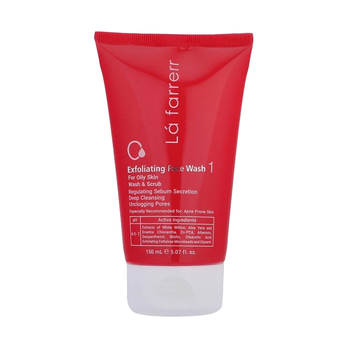 ژل شستوشوی و لایه بردار صورت لافارر مدل 01 جم 150 میلیلیتر ژل شستوشوی و لایه بردار صورت لافارر مدل 01 جم 150 میلیلیتر