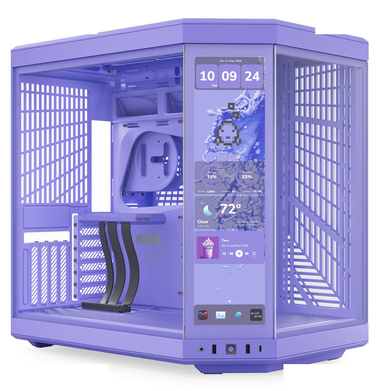 کیس کامپیوتر گیمینگ هایت مدل Y70 Touch Infinite Taro Milk