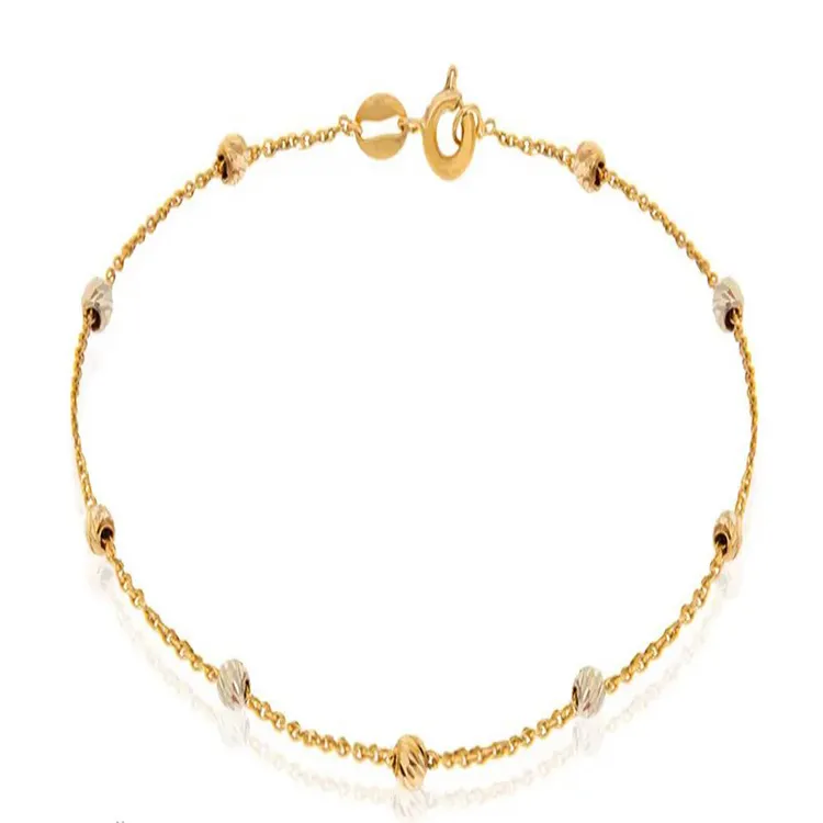 دستبند طلا 18 عیار زنانه طرح البرنادو مدل BSG80