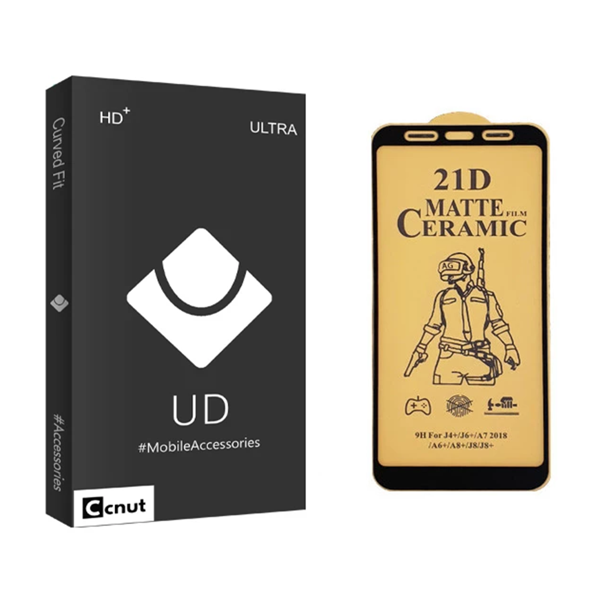 محافظ صفحه نمایش سرامیکی مات گوشی سامسونگ Galaxy A7 2018 کوکونات مدل UD Black محافظ صفحه نمایش سرامیکی مات گوشی سامسونگ Galaxy A7 2018 کوکونات مدل UD Black