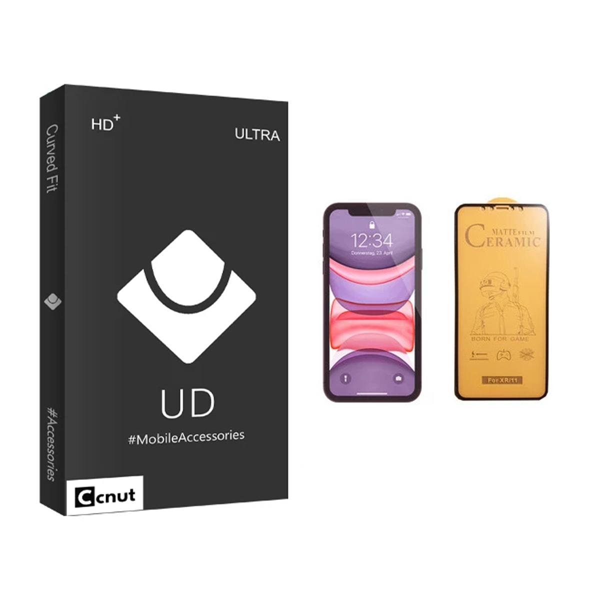 محافظ صفحه نمایش سرامیکی مات گوشی اپل iPhone 11 کوکونات مدل UD Black محافظ صفحه نمایش سرامیکی مات گوشی اپل iPhone 11 کوکونات مدل UD Black