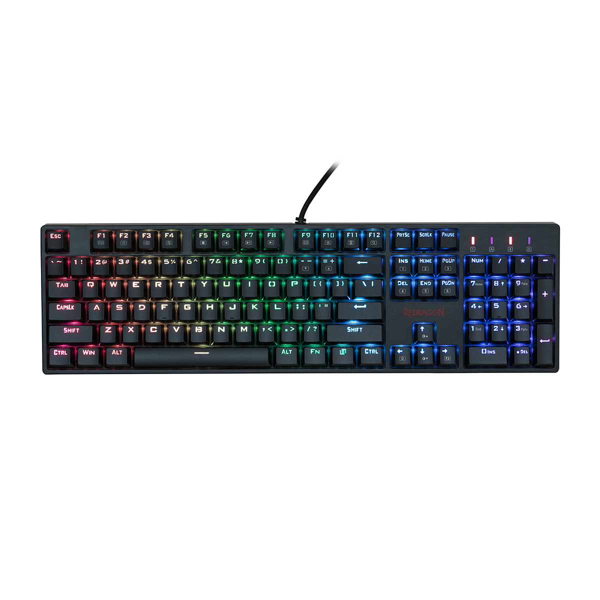 کیبورد گیمینگ ردراگون مدل K582 Surara RGB سوئیچ قرمز کیبورد گیمینگ ردراگون مدل K582 Surara RGB سوئیچ قرمز