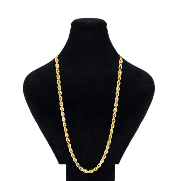 گردنبند طلا 18 عیار زنانه ماوی گالری مدل طنابی 3