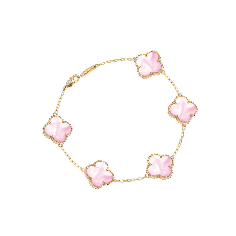 دستبند زنجیری طلا 18 عیار زنانه ماوی گالری مدل صدفی 5 دستبند زنجیری طلا 18 عیار زنانه ماوی گالری مدل صدفی 5