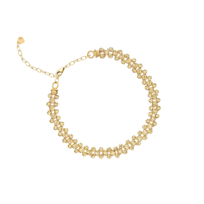 دستبند زنجیری طلا 18 عیار زنانه ماوی گالری مدل البر رویال مارشال دستبند زنجیری طلا 18 عیار زنانه ماوی گالری مدل البر رویال مارشال