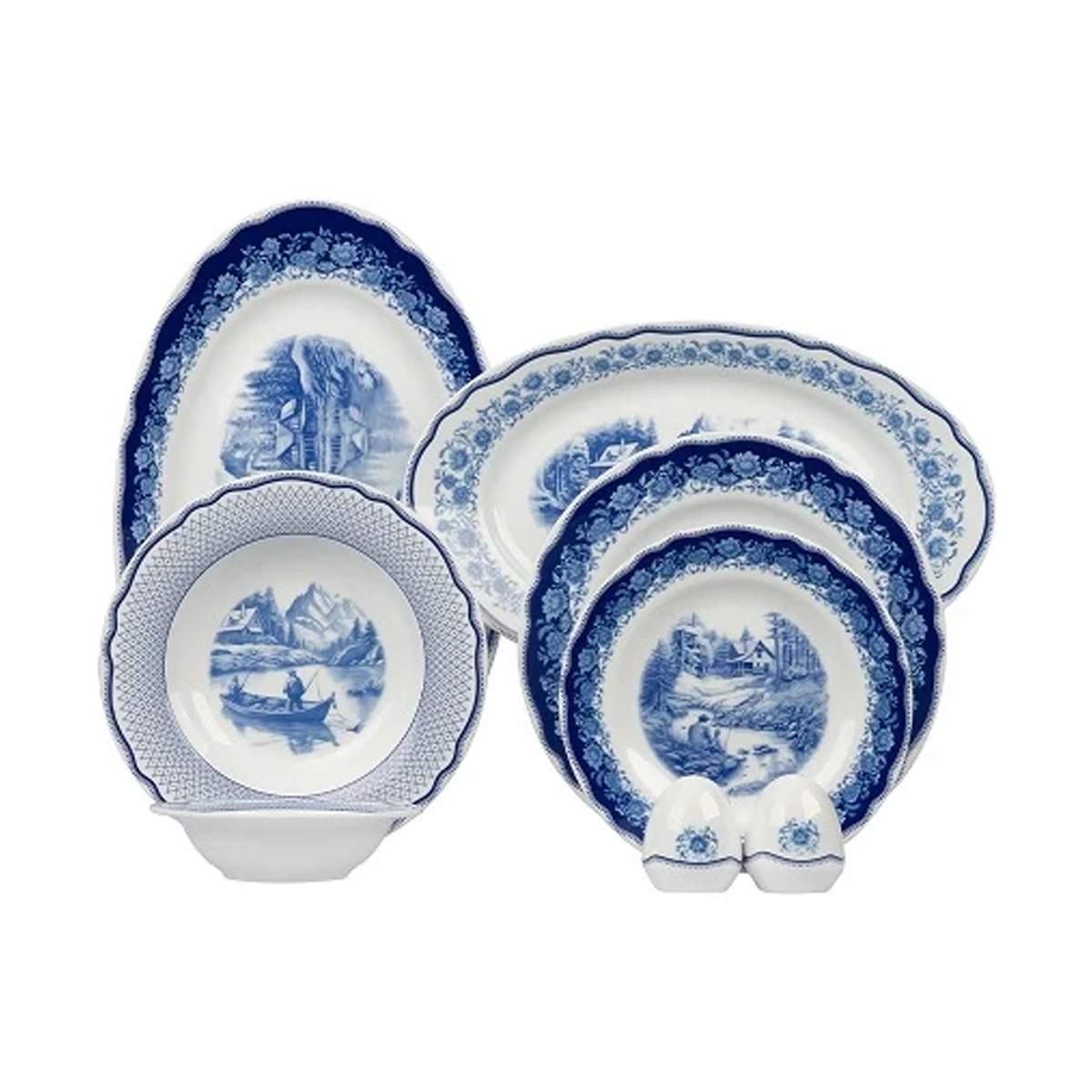 سرویس غذاخوری 28 پارچه 6 نفر چینی زرین ایران مدل ایتالیا اف سن پترزبورگ درجه عالی سرویس غذاخوری 28 پارچه 6 نفر چینی زرین ایران مدل ایتالیا اف سن پترزبورگ درجه عالی