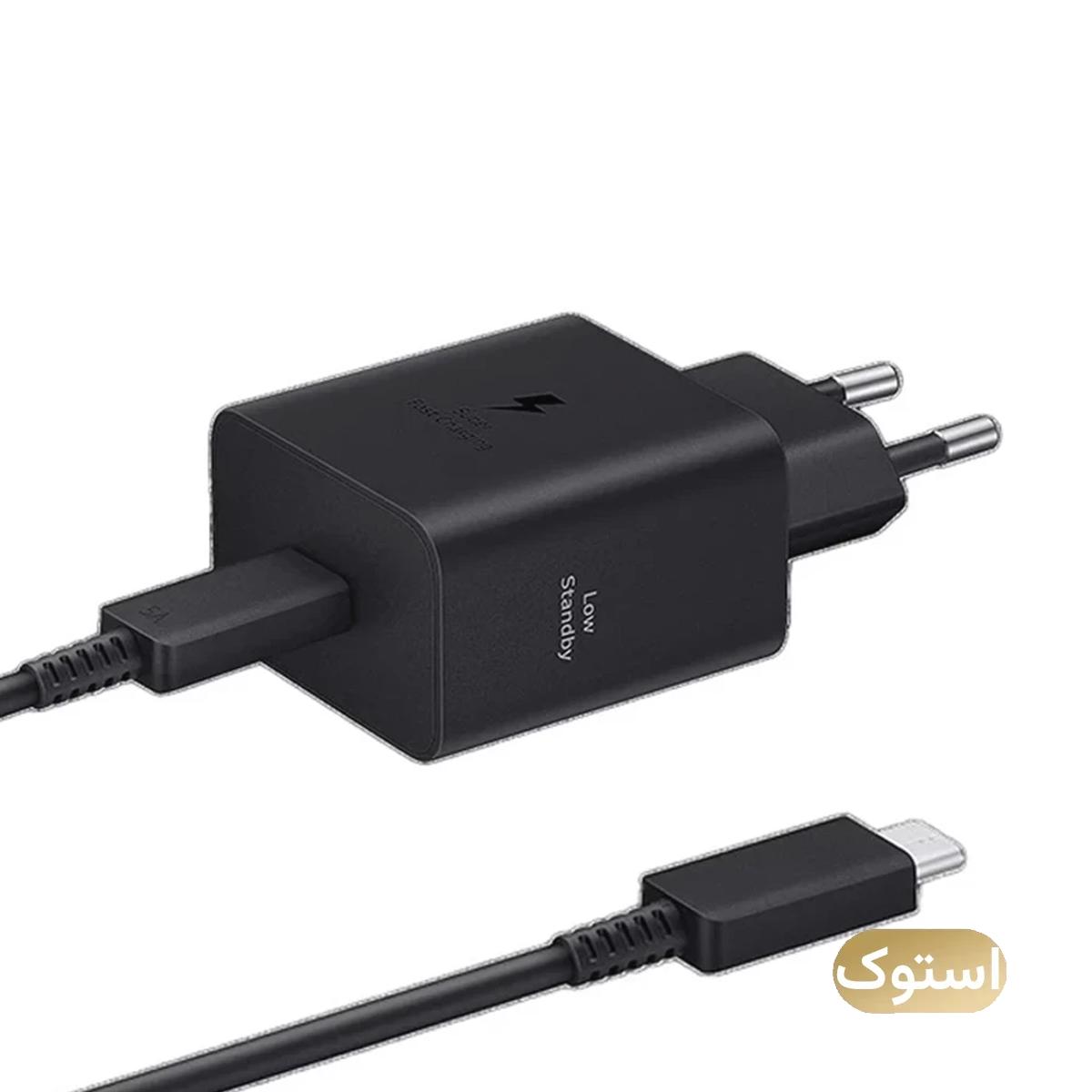 شارژر دیواری استوک Open Box - مدل samsung EP-T4511 Low Standby توان 45 وات - های کپی مشکی-Standard