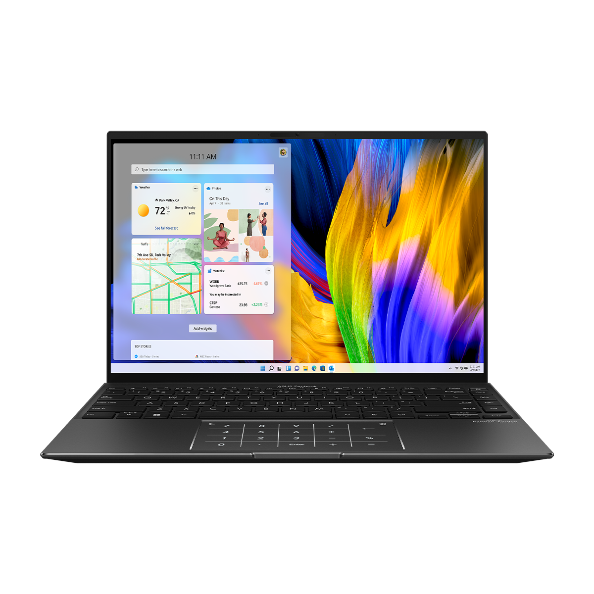لپ تاپ ایسوس 14 اینچی مدل Zenbook 14X UM5401QA OLED R7 5800H 16GB 1TB