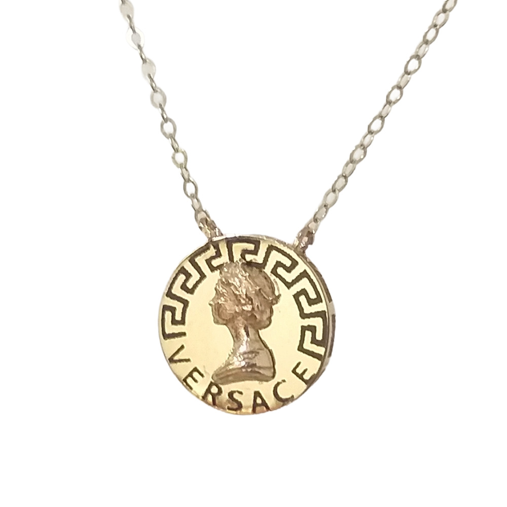 گردنبند طلا 18 عیار زنانه ورساچه زنجیر فلامینگو سایز 45 کد 416 گردنبند طلا 18 عیار زنانه ورساچه زنجیر فلامینگو سایز 45 کد 416