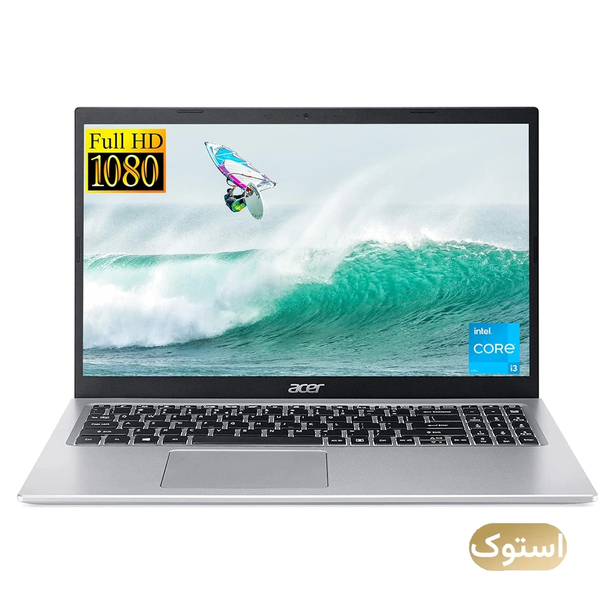 لپ تاپ استوک USED - ایسر 15.6 اینچی مدل Aspire 5 i3 1115G4 8GB 256GB - نقره ای