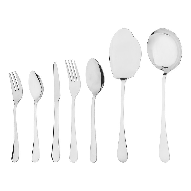 سرویس قاشق و چنگال 32 پارچه 6 نفره صنایع استیل ایران مدل مدیوم پارما سرویس قاشق و چنگال 32 پارچه 6 نفره صنایع استیل ایران مدل مدیوم پارما